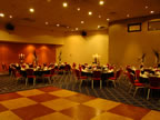 Black Chair Cover With Silver Sash